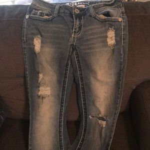Junior girls blue Jean pants